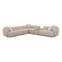 Sylvie 6-Piece Cream Performance Boucle Large Sectional