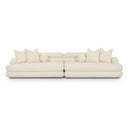 Lulu 141" Cream Performance Boucle Sofa