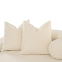 Lulu 141" Cream Performance Boucle Sofa