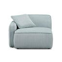 Travie Performance Corduroy Velvet LAF Corner Chair