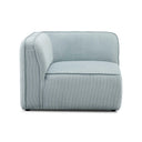 Travie Performance Corduroy Velvet Corner Chair