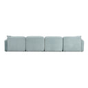 Travie 6-Piece Performance Corduroy Velvet  Modular U-Sectional