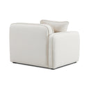 Travie Sand Upcycled Performance Linen LAF Corner Chair