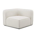 Travie Sand Upcycled Performance Linen Corner Chair
