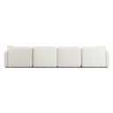 Travie 6-Piece Sand Upcycled Performance Linen Modular U-Sectional