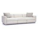 Perry 96" Cream Performance Chenille Modular Sofa