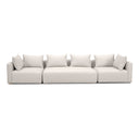 Hangover 145" Contract-Grade Textured Fabric Long Sofa