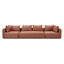Hangover 145" Contract-Grade Textured Fabric Long Sofa