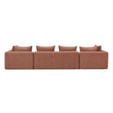 Hangover 145" Contract-Grade Textured Fabric Long Sofa