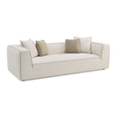 Tristine 96" Cream Contract-Grade Linen Sofa