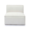 Mindy Performance Chenille Basketweave Modular Armless Chair