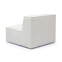 Mindy Performance Chenille Basketweave Modular Armless Chair