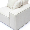 Mindy Performance Chenille Basketweave Modular Corner Chair