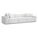 Mindy 115" Performance Chenille Basketweave Modular Sofa