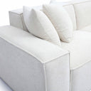 Mindy 115" Performance Chenille Basketweave Modular Sofa