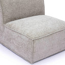 Mindy Performance Chenille Basketweave Modular Armless Chair