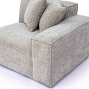 Mindy Performance Chenille Basketweave Modular Corner Chair