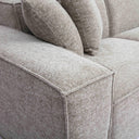 Mindy 115" Performance Chenille Basketweave Modular Sofa