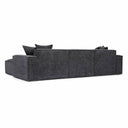 Mindy 4-Piece Performance Chenille Basketweave Modular Sectional