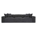 Mindy 115" Performance Chenille Basketweave Modular Sofa