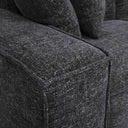Mindy 115" Performance Chenille Basketweave Modular Sofa
