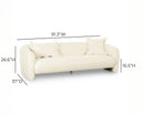 Lou 91" Performance Velvet Sofa