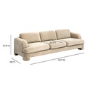 Halsey Textured Fabric Sofa by TOV Furniture, view 6