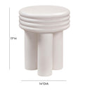 Delta Concrete Indoor/Outdoor Round Side Table