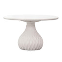 Tulum 27.5" Ivory Concrete Indoor / Outdoor Round Coffee Table