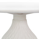 Tulum 27.5" Ivory Concrete Indoor / Outdoor Round Coffee Table
