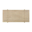 Gata 87" Light Teak Outdoor Rectangular Dining Table