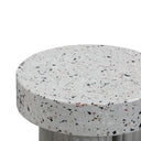 Clover Faux Terrazzo Indoor/Outdoor Round Side Table