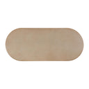 Fassa 87" Faux Terracotta Indoor / Outdoor Oval Dining Table