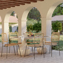 Lucy Dyed Cord Stackable Outdoor Dining Chair