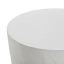 Margot Light Grey Faux Plaster Indoor/Outdoor Concrete Stool