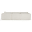 Hangover 4-Piece Cream Performance Fabric Outdoor Modular Sectional