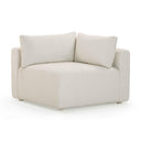 Hangover Cream Performance Fabric Outdoor Modular Corner Chair
