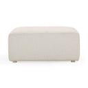 Hangover Cream Performance Fabric Outdoor Ottoman