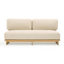 Reavan 67" Cream Performance Fabric Outdoor Lounge Sofa