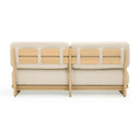 Reavan 67" Cream Performance Fabric Outdoor Lounge Sofa