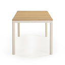 Sardinia 95" Light Teak Outdoor Rectangular Dining Table