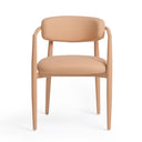 Annika Textured Contract-Grade Fabric Outdoor Dining Arm Chair