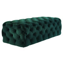 Kaylee 49" Performance Velvet Tufted Jumbo Ottoman