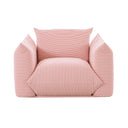Saint Tropez Striped Stuffed Indoor/Outdoor Armchair