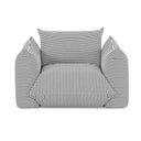 Saint Tropez Striped Stuffed Indoor/Outdoor Armchair