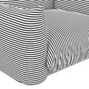 Saint Tropez Striped Stuffed Indoor/Outdoor Armchair