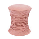 Bounce Ruched Performance Velvet Adjustable Ottoman