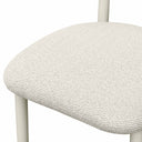 Annika Textured Contract-Grade Fabric Outdoor Dining Side Chair