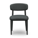 Annika Textured Contract-Grade Fabric Outdoor Dining Side Chair