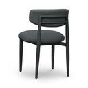 Annika Textured Contract-Grade Fabric Outdoor Dining Side Chair